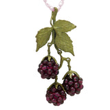 Raspberry Garnet 15" Pendant Pearl Necklace by Michael Michaud 8112 - ILoveThatGift