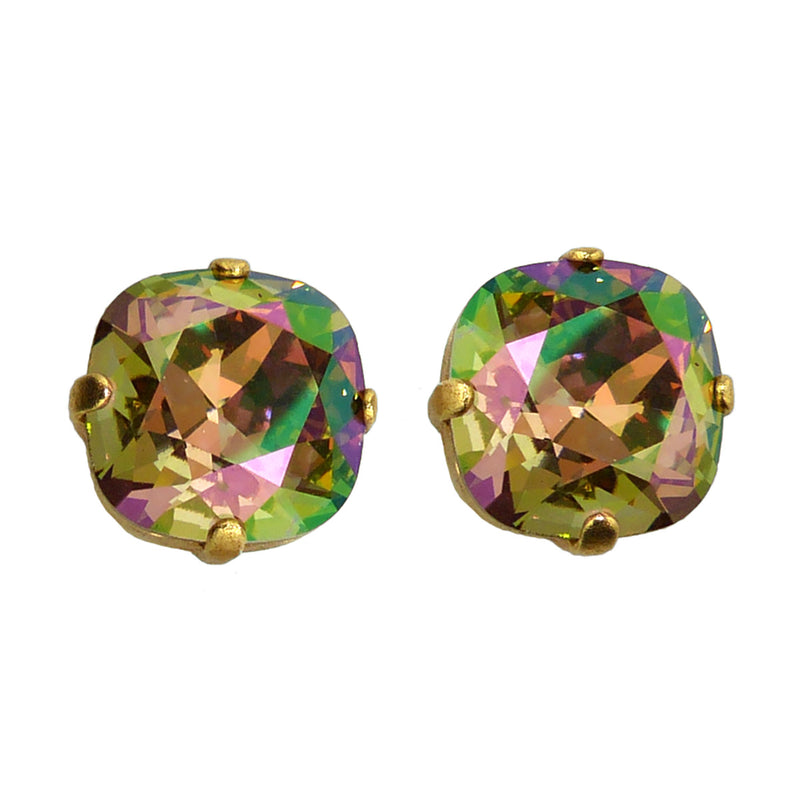 La Vie Parisienne Catherine Popesco Swarovski Gold Stud Earrings 6556PG - ILoveThatGift