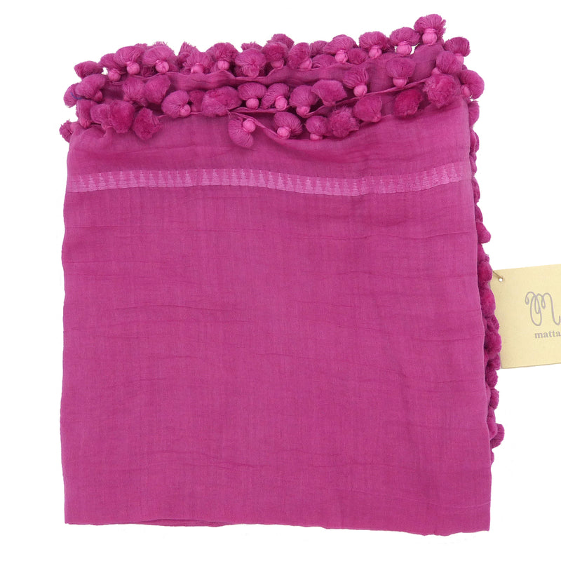 Matta NY Dupatta Shawl Scarf Pink Rajastan Large 100 x 200 cm - ILoveThatGift
