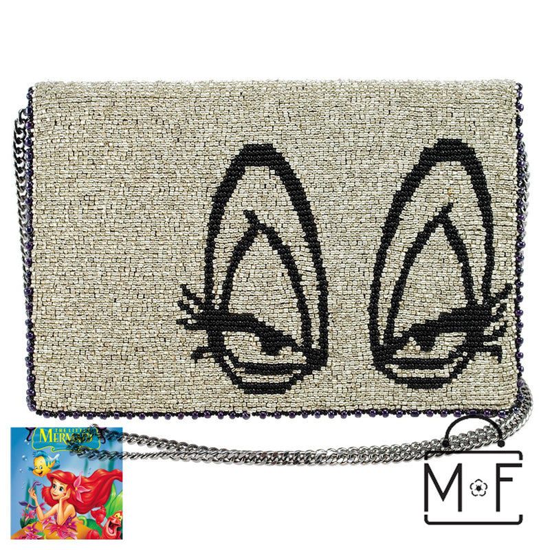 Mary Frances Sea Witch Beaded Ursula Cross body Clutch Disney Little Mermaid - ILoveThatGift