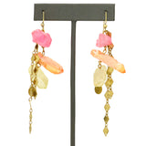 Hespera Shattered Rainbow Earrings Nordstrom's Parisian Aura Crystals Pink Ombre - ILoveThatGift
