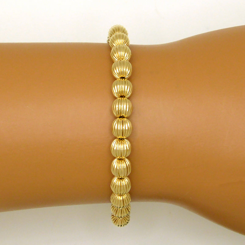 14K Gold Filled Sophie Roll on Bead Bracelet with/out Labradorite by bara boheme