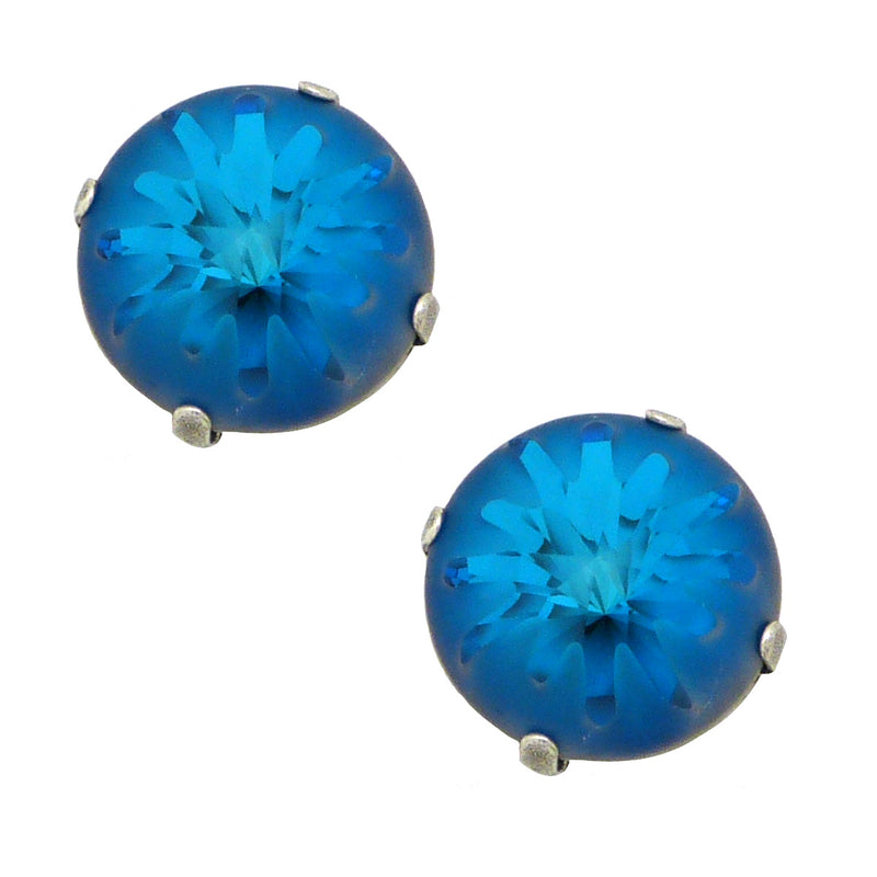 Dorata Handmade Cousteau Sea Urchin Swarovski Earrings wear with Mariana - ILoveThatGift