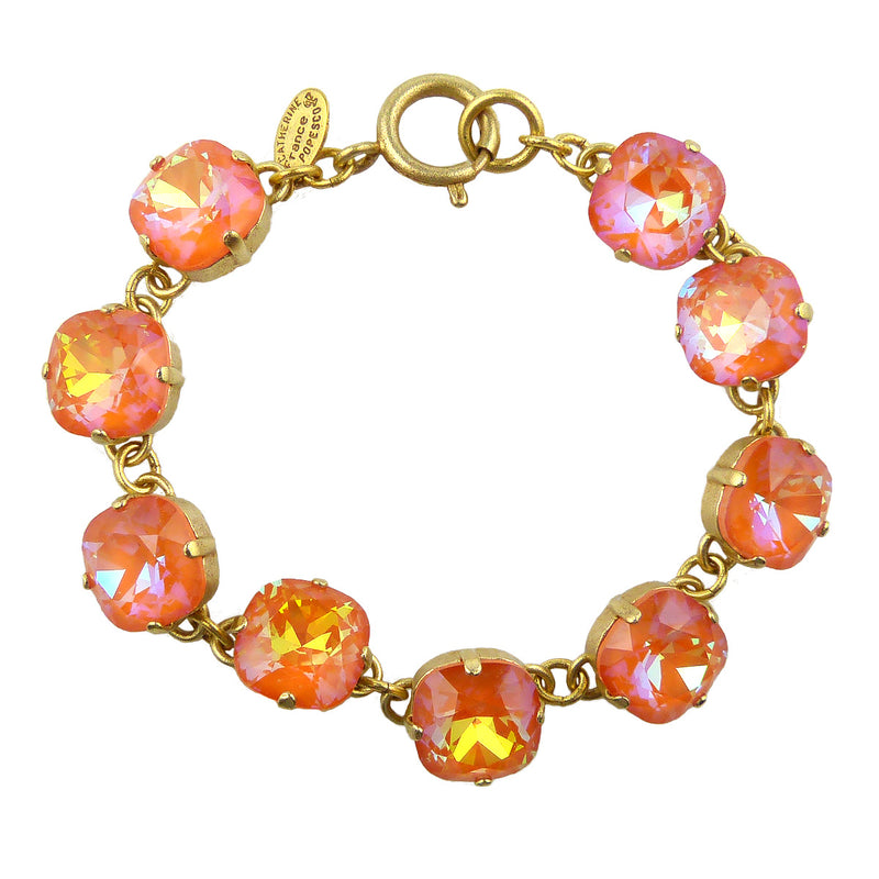 La Vie Parisienne Popesco Swarovski Bracelet Tangerine 1696G - ILoveThatGift