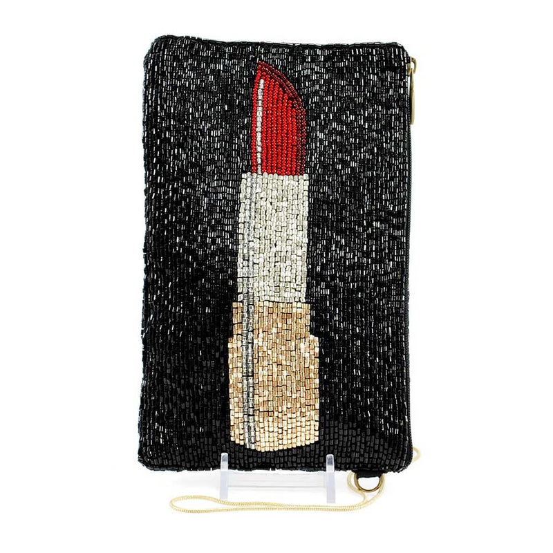Mary Frances Touch Up Beaded Lipstick Crossbody Phone Bag - ILoveThatGift