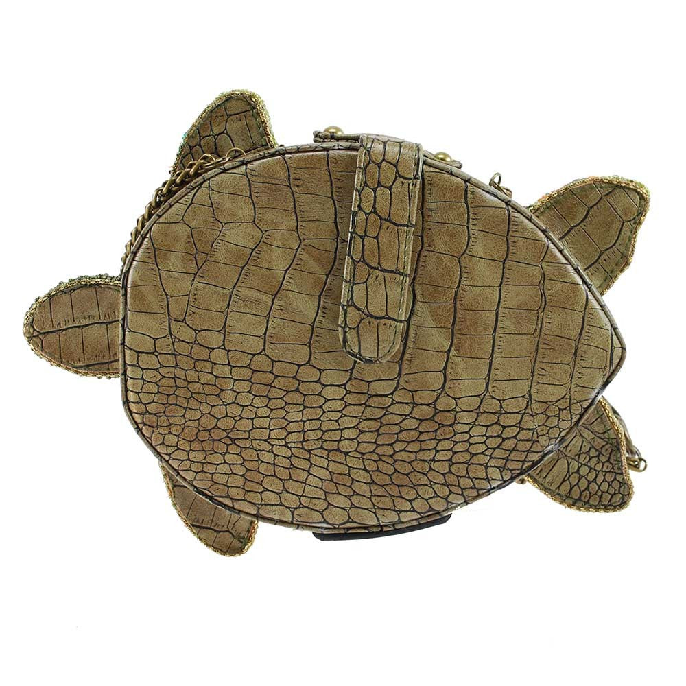 Mary Frances Turtle By The Sea Beaded Crossbody Novelty Handbag 18-405 - ILoveThatGift