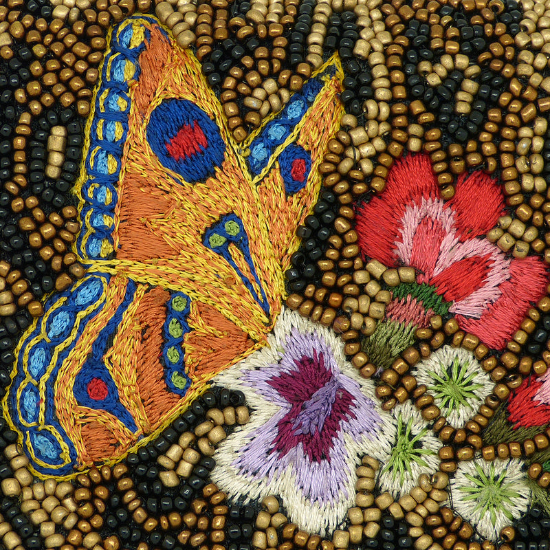 Mary Frances Wild Garden Beaded-Embroidered Cross Body Wallet - ILoveThatGift