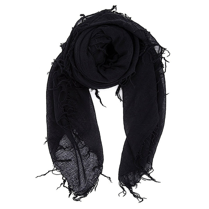 Chan Luu Scarf Soft Cashmere Silk Wrap Black & Duster Bag - ILoveThatGift