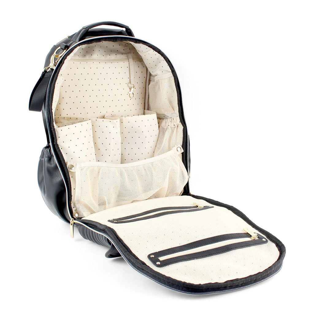 Itzy Ritzy® Boss Diaper Bag Backpack Jetsetter FREE Latte Teether - ILoveThatGift