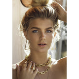 Jenna Link Paperclip Gold Link Necklace by Sahira