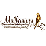 Mullanium White Red Blue Vireo Bird Croquet Ball Artists Jim Tori Mullan Steampunk Handmade - ILoveThatGift