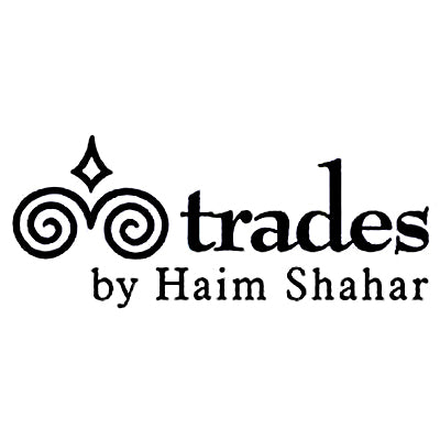 Hematite Natural Stone Beads 14K Gold Plated Necklace Trades Haim Shahar - ILoveThatGift