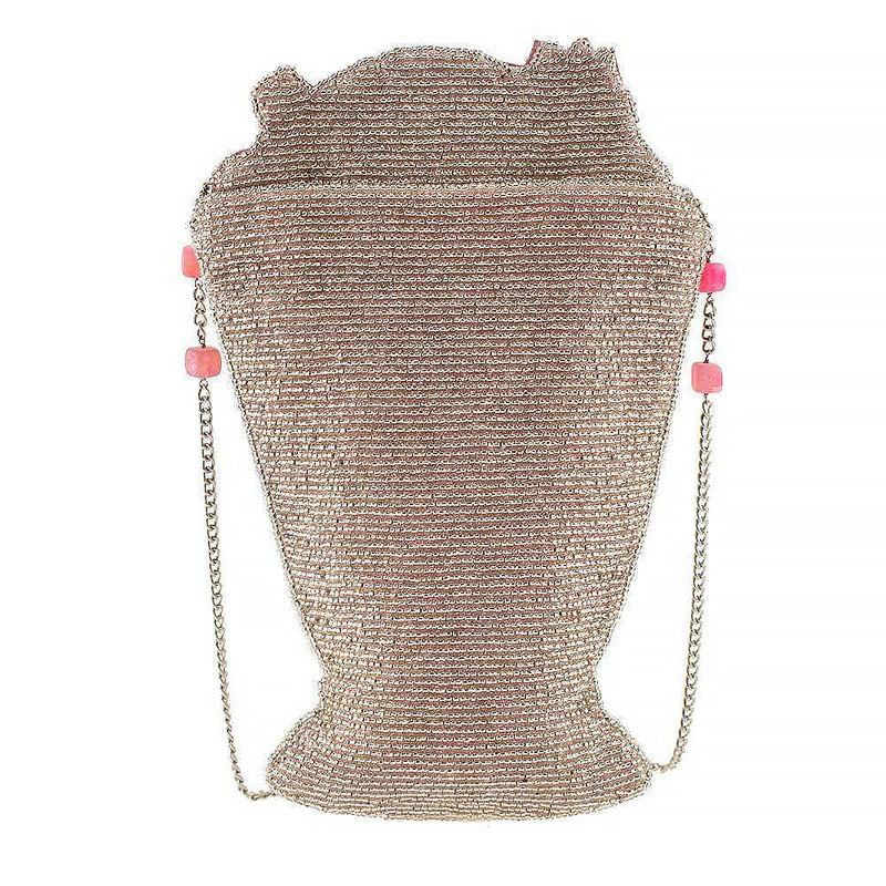 Mary Frances Shake It Up Beaded Strawberry Milkshake Crossbody Handbag BAG S001-578 - ILoveThatGift