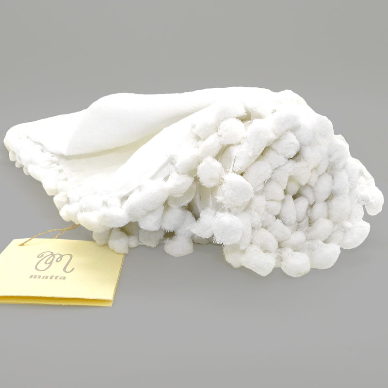 Matta NY Dupatta Shawl Scarf White Large 100 x 200 cm - ILoveThatGift